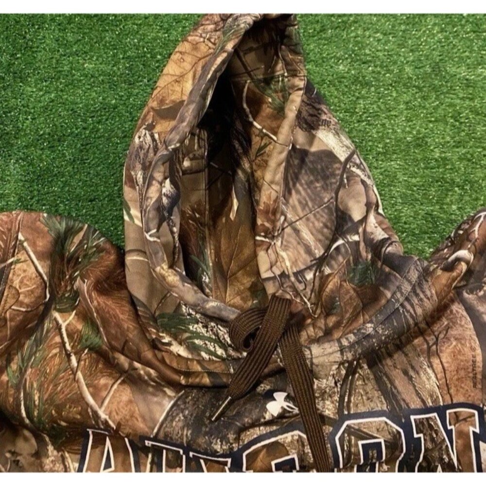 Akron Zips hoodie mens large brown under armour realtree camo sweatshirt retro - Picture 4 of 9